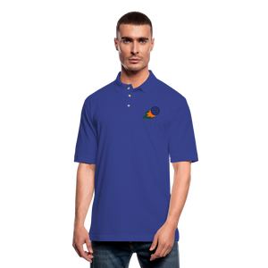 Men's Pique Polo Shirt - golf anyone? - royal blue
