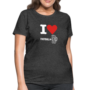 Unisex Classic T-Shirt - Football + Beer - heather black