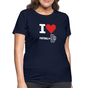 Unisex Classic T-Shirt - Football + Beer - navy