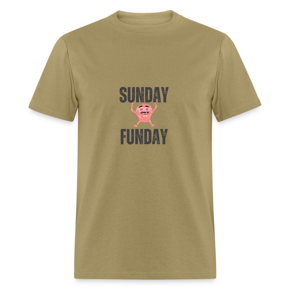 Unisex Classic T-Shirt - Sunday Funday - khaki