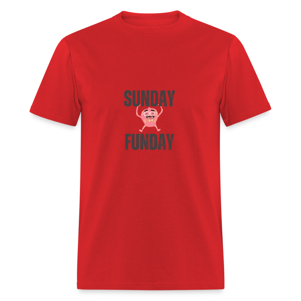 Unisex Classic T-Shirt - Sunday Funday - red