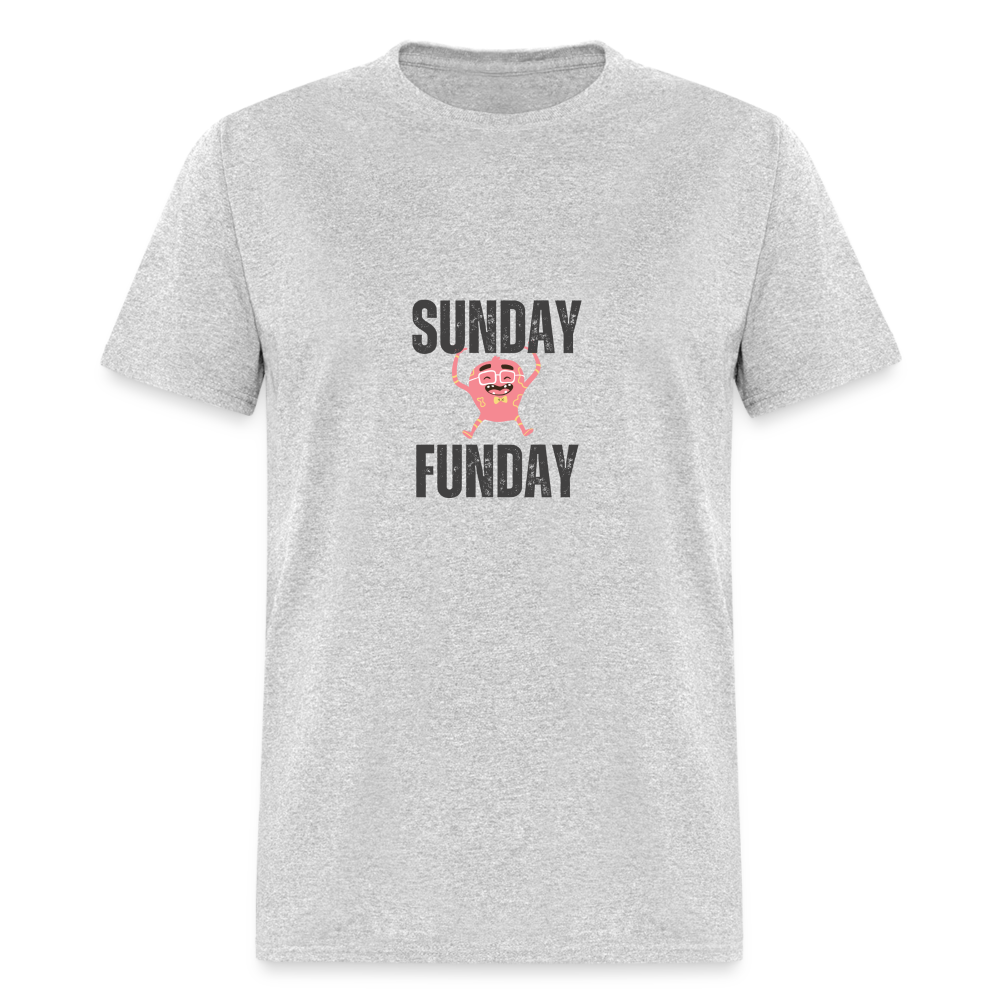 Unisex Classic T-Shirt - Sunday Funday - heather gray