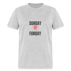 Unisex Classic T-Shirt - Sunday Funday - heather gray
