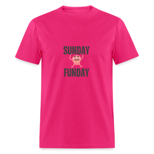 Unisex Classic T-Shirt - Sunday Funday - fuchsia