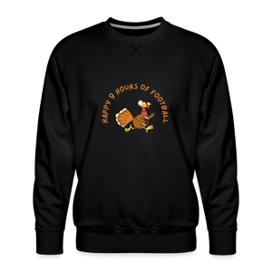 Men’s Premium Sweatshirt - Thanksgiving football - black