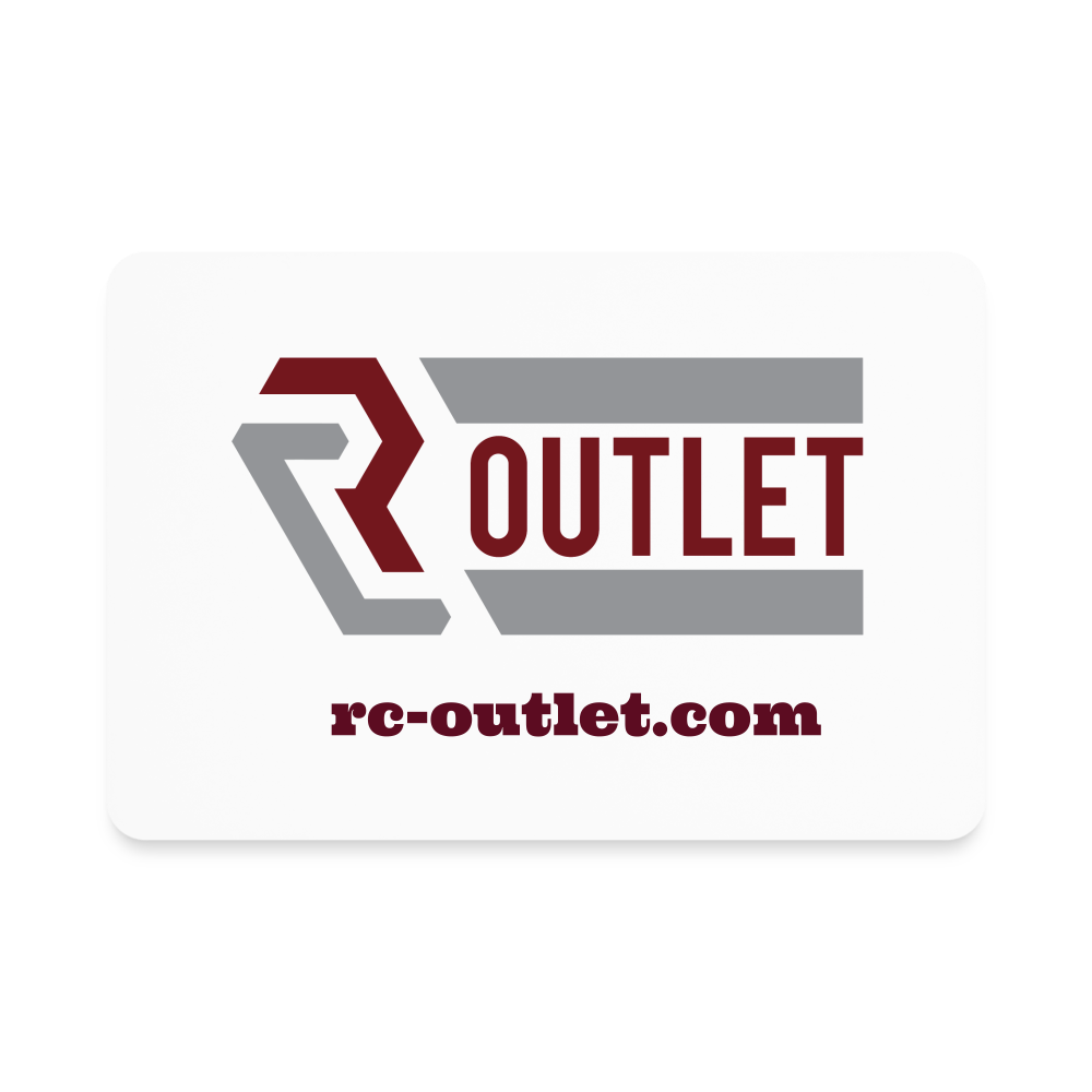 Rectangle Magnet - RC Outlet - white