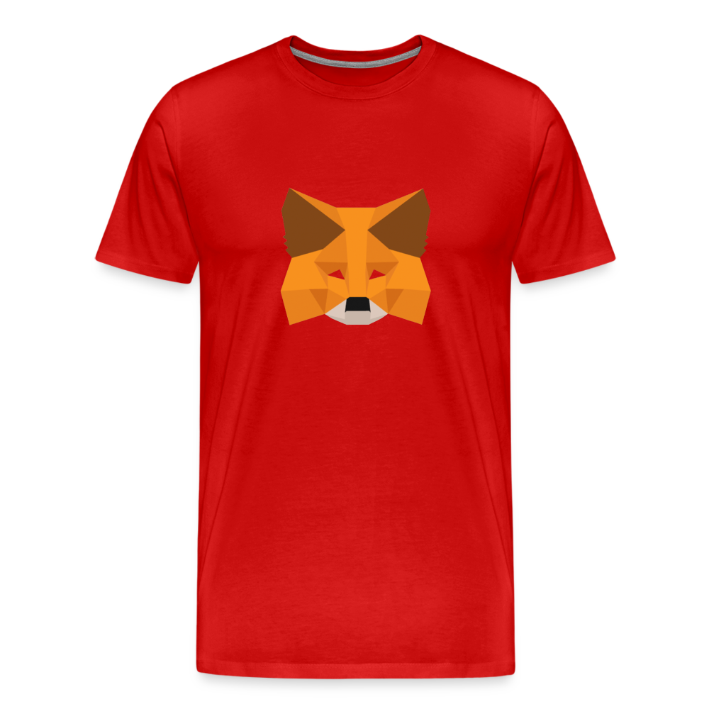 Men's Premium T-Shirt - Metamask - red