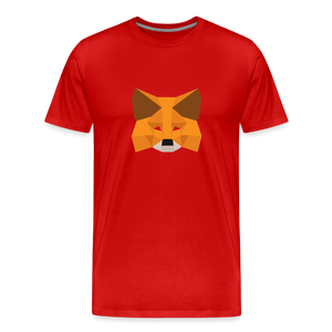 Men's Premium T-Shirt - Metamask - red