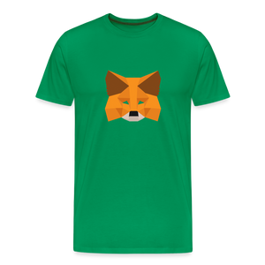Men's Premium T-Shirt - Metamask - kelly green