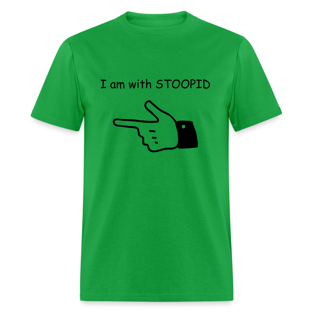 Unisex Classic T-Shirt - STOOPID - bright green