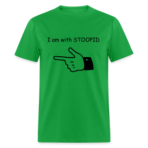 Unisex Classic T-Shirt - STOOPID - bright green