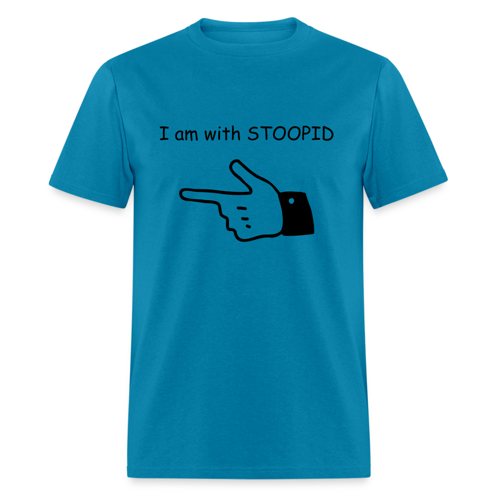 Unisex Classic T-Shirt - STOOPID - turquoise