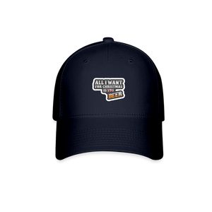 Baseball Cap - All I want for Christmas is Beer - navy