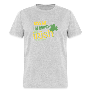Unisex Classic T-Shirt - Kiss me I'm Irish - heather gray