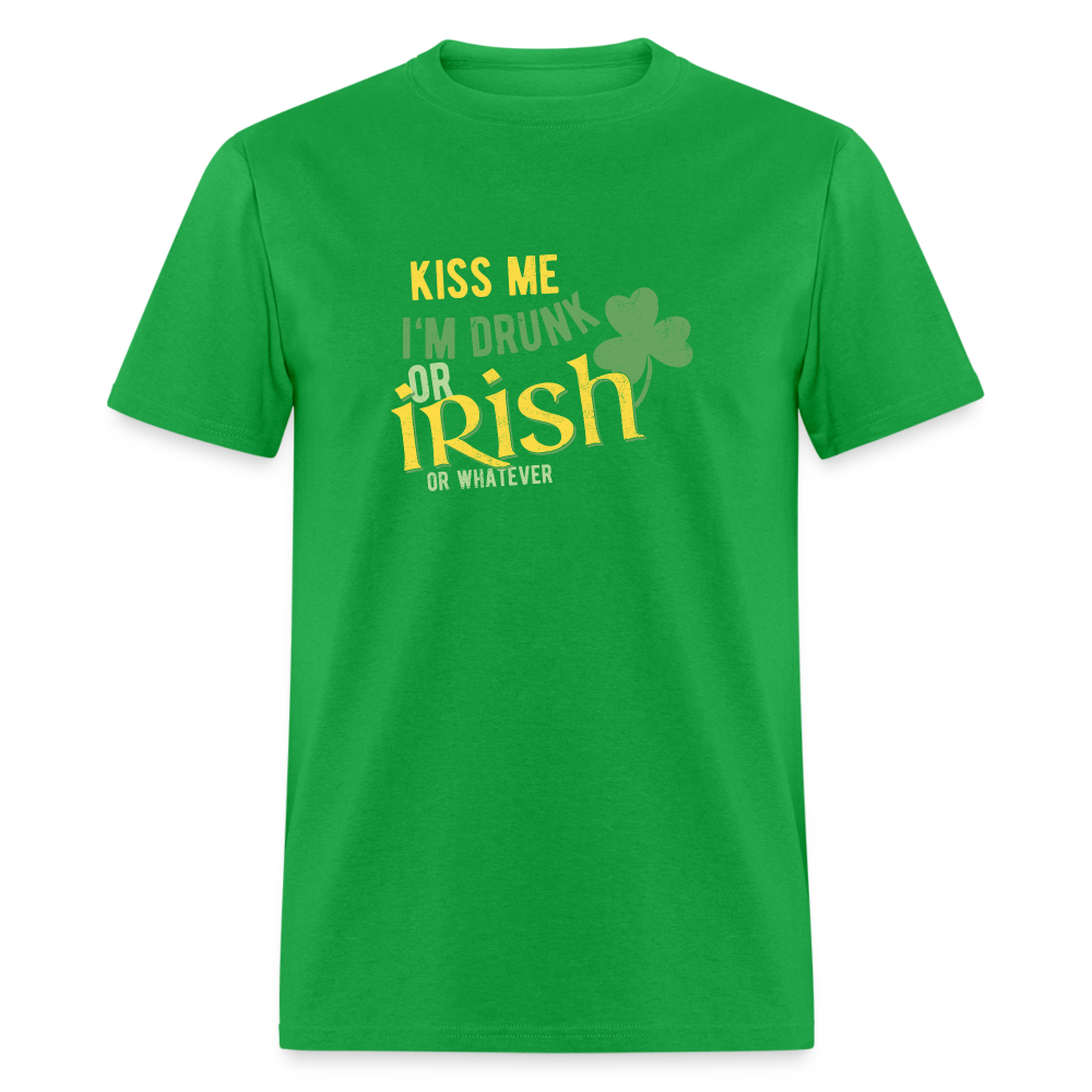 Unisex Classic T-Shirt - Kiss me I'm Irish - bright green