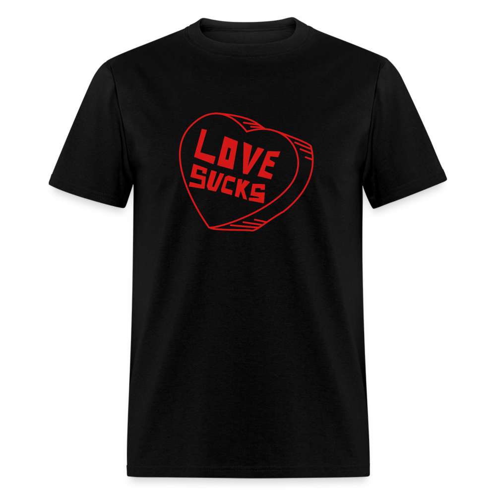 Unisex Classic T-Shirt - Love Sucks - black