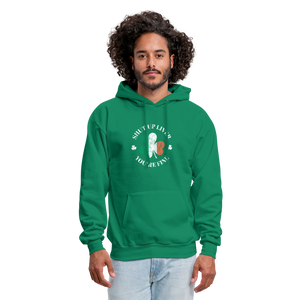 Men's Hoodie - St. Patty's Day Liver - kelly green