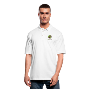 Men's Pique Polo Shirt - Golf Club Elite - white
