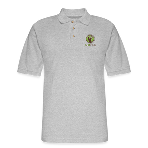 Men's Pique Polo Shirt - Golf Club Elite - heather gray