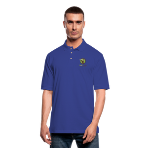 Men's Pique Polo Shirt - Golf Club Elite - royal blue