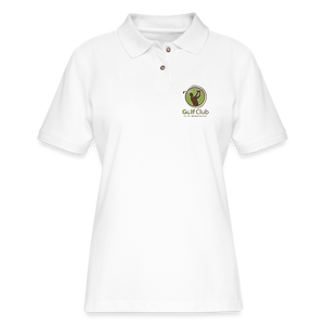 Women's Pique Polo Shirt - Golf Club Elite - white