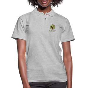 Women's Pique Polo Shirt - Golf Club Elite - heather gray
