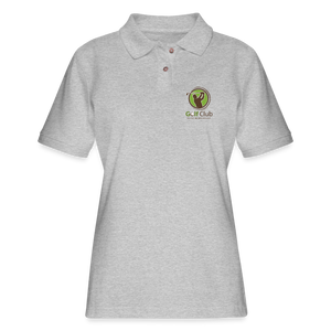 Women's Pique Polo Shirt - Golf Club Elite - heather gray