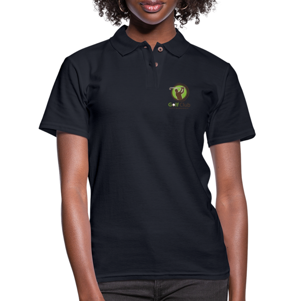 Women's Pique Polo Shirt - Golf Club Elite - midnight navy