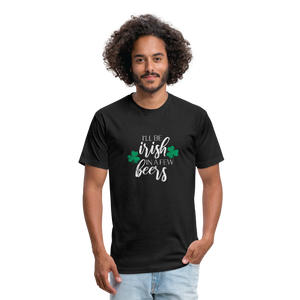 Fitted Cotton/Poly T-Shirt by Next Level - Irish - black