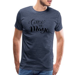 Men's Premium T-Shirt - Cinco de mayo - heather blue