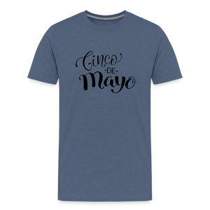 Men's Premium T-Shirt - Cinco de mayo - heather blue